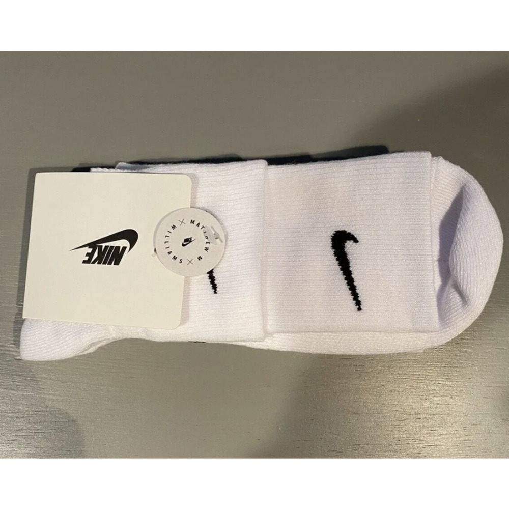 Alyx NikeLab Mmw Double Swoosh Socks White size medium